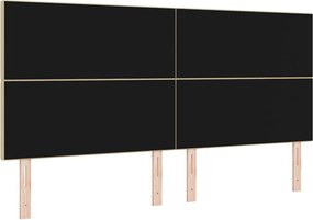 vidaXL LED κεφαλάρι με κεφαλάρι Γκρι Πράσινο 200 cm Πολυεστέρας