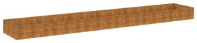 vidaXL Ζαρντινιέρα 579 x 100 x 36 εκ. από Ατσάλι Σκληρυθέν στον Αέρα