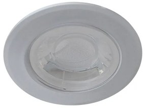 Χωνευτό Σποτ Οροφής Led Band 8W 3000K 38° Downlight 8W BAND-35-004267-Ασημί 35-004267