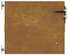 vidaXL Πόρτα Κήπου Τετράγωνη 85x125 εκ. από Ατσάλι Corten