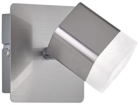 Φωτιστικό Τοίχου - Απλίκα Roubaix R82151107 4W Led 10x10x11cm Nickel Mat RL Lighting Metal