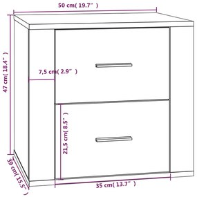 ΚΟΜΟΔΙΝΟ ΜΑΥΡΟ 50 X 39 X 47 ΕΚ. 816705