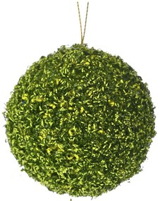 Χριστουγεννιάτικη Μπάλα Polyfoam Λαχανί Glitter 6εκ. iliadis 83486