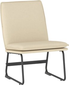 vidaXL Πολυθρόνα Κρεμ 52 x 75 x 76 εκ. Υφασμάτινη