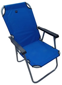 Πτυσσόμενη καρέκλα camping - 1257 - 100045 - Blue-100045_bl