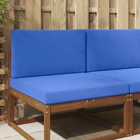 vidaXL Μαξιλάρι Καναπέ Εξωτερικού Χώρου 2 pcs Βασιλικό Μπλε