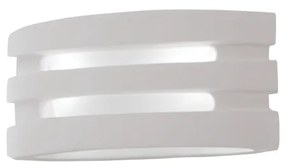 InLight Επιτοίχιο φωτιστικό λευκό από γύψο 1XE14 D:28cm (43390)