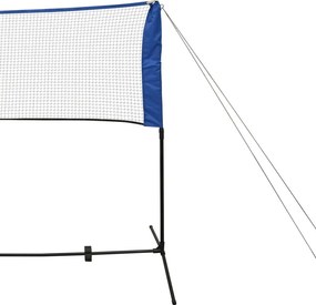 vidaXL Φιλέ Μπάντμιντον 600 x 155 εκ. με Μπαλάκια Μπάντμιντον
