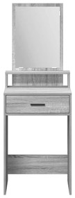 vidaXL Κομμό Υπνοδωματίου με συρτάρι Γκρι sonoma 50 x 41 x 140 εκ.