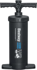 Bestway Φουσκωτή βάρκα Γκρι και Λευκό 3,64 x 1,66 μ PVC