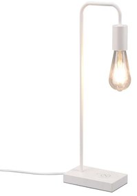 Φωτιστικό Επιτραπέζιο Με Φορτιστή Milla R59090131 10x51cm 1xE27 10W White RL Lighting