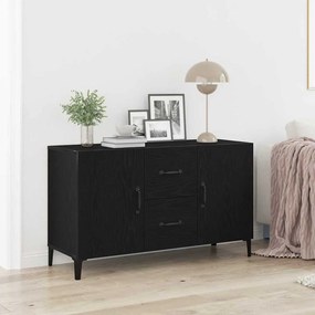 vidaXL Πλαϊνό γραφείο Μαύρο 100 x 36 x 60 εκ. Επεξεργασμένο ξύλο