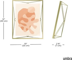Σετ 3 Διακοσμητικές Μεταλλικές Κορνίζες Umbra Prisma Brass