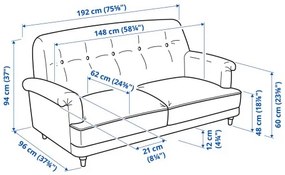 ESSEBODA διθέσιος καναπές 694.434.58