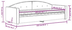 ΚΑΝΑΠΕΣ ΚΡΕΒΑΤΙ ΜΕ ΣΤΡΩΜΑ ΜΠΛΕ 80 X 200 ΕΚ. ΒΕΛΟΥΔΙΝΟΣ 3197269