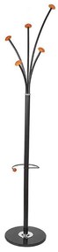 Καλόγερος Μεταλλικός 205-82-092 38x175cm Black Metal,Marble