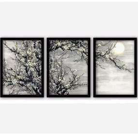Πίνακας (Σετ 3Τμχ) 364LUL1290 35x45cm Multi Wallity Vertical Plastic,Mdf