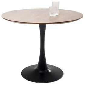 Τραπέζι Schickeria Καφέ/Μαύρο 80x80x74 εκ.