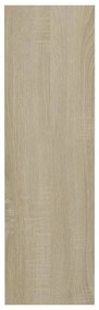 vidaXL Παπουτσοθήκη Τοίχου Sonoma Δρυς 60 x 18 x 60 εκ. Μοριοσανίδα