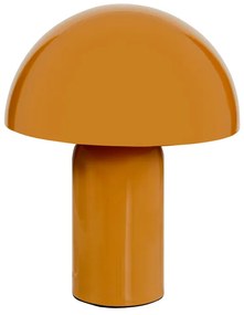 Επιτραπέζιο φωτιστικό Mushi pakoworld μέταλλο σε κίτρινη απόχρωση Φ20x24,5εκ