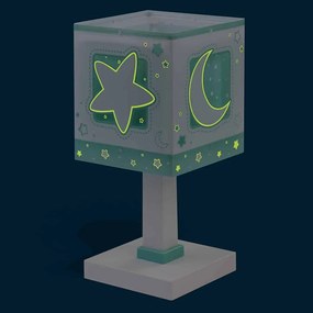 MoonLight Green κομοδίνου παιδικό φωτιστικό (63231H)