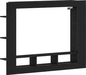 vidaXL Ντουλάπι TV Μαύρη δρυς 152 x 22 x 113 εκ. Επεξεργασμένο ξύλο
