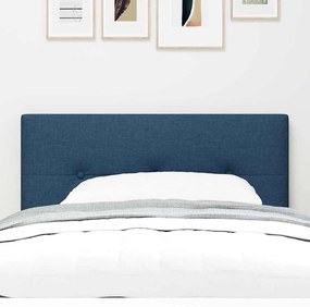 vidaXL Κεφαλάρι με κεφαλάρι Μπλε 100 cm Τεχνητό Δέρμα