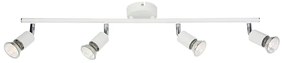 Φωτιστικό Σποτ Aca MC634WH4 TRINITY Λευκό (White)