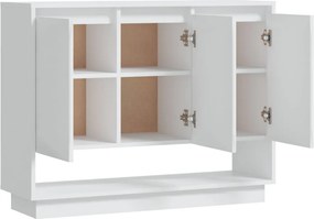 vidaXL Συρταριέρα Λευκή 97x31x75 εκ. από Επεξεργασμένο Ξύλο