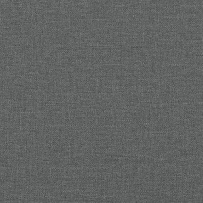 Πάγκος Σκούρο Γκρι 81,5x41x49 εκ. Υφασμάτινος - Γκρι