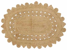 vidaXL Χαλί Μπεζ 100 x 152 εκ. Γιούτα