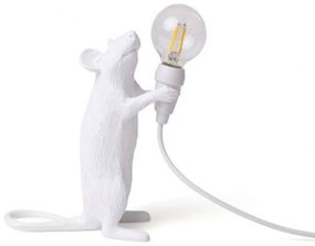 Επιτραπέζιο Φωτιστικό Mouse 15220 6x13,3x14,5cm White Seletti