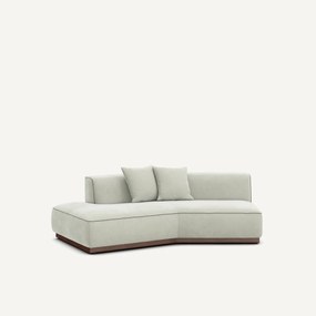 Γωνία καναπέ αριστερή από βελούδο stonewashed, JACOPO