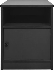 Κομοδίνο Lenea pakoworld ανθρακί 40x40x50εκ