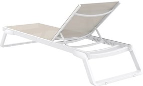 TROPIC ΞΑΠΛΩΣΤΡΑ WHITE/TAUPE ΑΛΟΥΜ-ΠΟΛ/ΝΙΟΥ