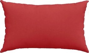 vidaXL Μαξιλάρι Καναπέ 2 pcs Κόκκινο 50 x 30 cm ύφασμα
