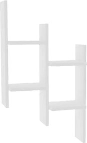 Ραφιέρα τοίχου Tabal pakoworld σε λευκή απόχρωση 49.4x14.5x85εκ