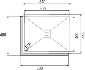Νεροχύτη με Ένα Κύπελλο Cata CB5040R10 Ασημί