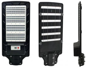 Ηλιακό Φωτιστικό Δρόμου LED BAND50W 6500K Solar Floodlight Μαύρο 40-700418 BAND 40-700418 Μαύρο