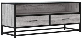 ντουλάπι τηλεόρασης vidaXL Γκρι Sonoma 100x34,5x40 cm