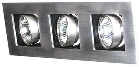 Φωτιστικό Οροφής - Σποτ BS3603 29x10cm 3xGU10 IP20 Silver Aca Aluminium