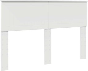 vidaXL Σκελετός Κρεβατιού Λευκό 140 x 190 cm Επεξεργασμένο Ξύλο