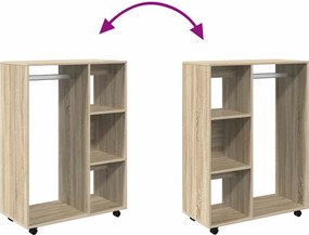 vidaXL Ντουλάπα Sonoma Δρυς 80 x 40 x 110 εκ. από Επεξ. Ξύλο