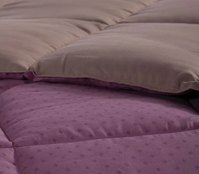 Πάπλωμα Μονό Bicolor-24 Mauve/Mocca 160x220 Nef-Nef Homeware