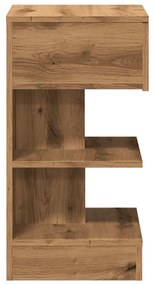 vidaXL Κομοδίνο ντουλάπι Artisan Oak 40x35x65 cm Κατασκευασμένο ξύλο