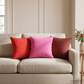 vidaXL Κάλυμμα Μαξιλαριού 2 pcs HEERLEN Ροζ 40 x 40 cm Πολυεστέρας