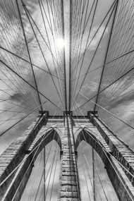 Φωτογραφία NEW YORK CITY Brooklyn Bridge in Detail, Melanie Viola