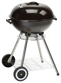 Ψησταριά 44cm BBQ Κάρβουνου με Καπάκι &amp; Ρόδες Μεταφοράς Estia Home Art Terra 05-18771