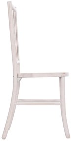 Καρέκλα C9410.05 Ξύλο Toon σε White Wash απόχρωση 44,5x48x96Υεκ.