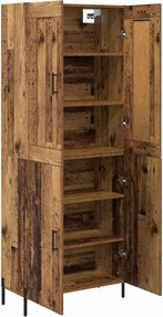 vidaXL Highboard 2 pcs Παλιό Ξύλο Επεξεργασμένο ξύλο